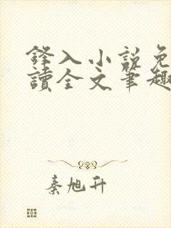 锋入小说免费阅读全文笔趣阁