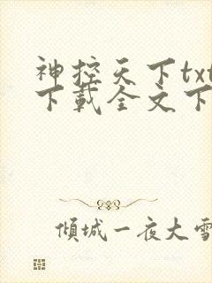 神控天下txt下载全文下载