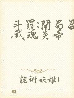 斗罗:开局召唤,武魂炎帝