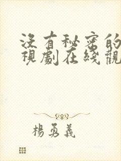 没有秘密的你电视剧在线观看免费完整版