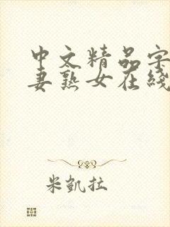 中文精品字幕人妻熟女在线