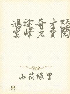 鸿途奇才陆羽刘云峰免费阅读