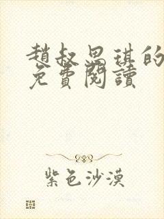 赵叔思琪的小说免费阅读