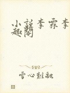 小说李霖李斓笔趣阁封面