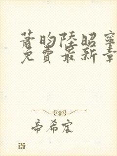 萧昀陆昭宁全文免费最新章节阅读