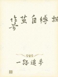 作茧自缚 飘阿兮封面