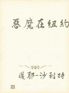 恶魔在纽约封面