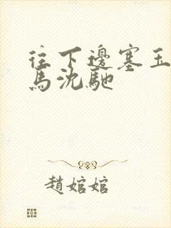 往下边塞玉器骑马沈驰