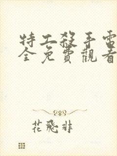 特工杀手电影大全免费观看