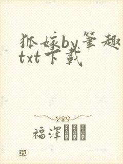 狐嫁by笔趣阁txt下载封面