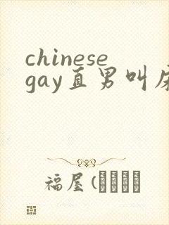 chinesegay直男叫床gv封面