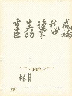 重生后我成了权臣的掌中娇无弹窗