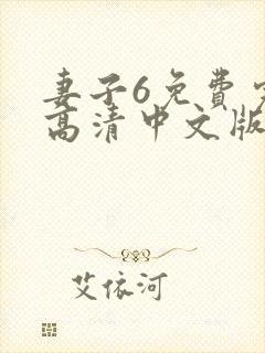 妻子6免费完整高清中文版,电视剧