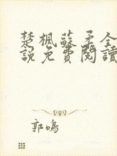 楚枫苏柔全本小说免费阅读