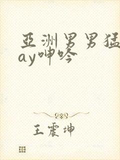 亚洲男男猛男gay呻吟