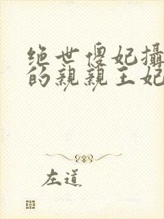 绝世傻妃摄政王的亲亲王妃封面