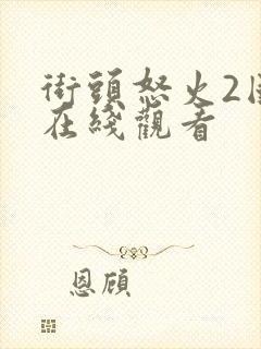 街头怒火2国语在线观看