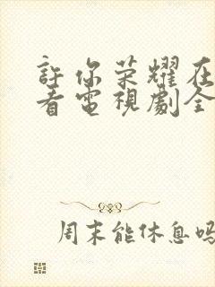 许你荣耀在线观看电视剧全集免费