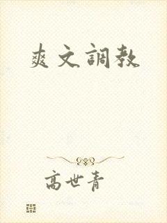 爽文调教