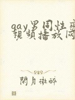 gay男同性恋视频播放网址封面