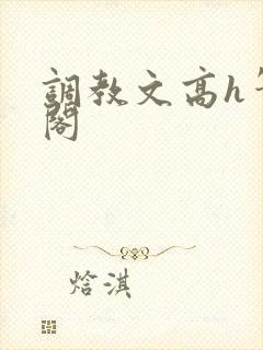 调教文高h笔趣阁封面