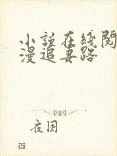 小说在线阅读漫漫追妻路