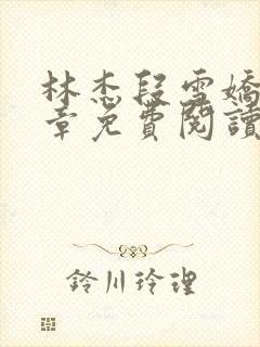 林杰段雪娇12章免费阅读封面