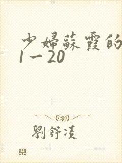 少妇苏霞的沉沦1一20