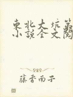 东北大坑第二部小说全文阅读