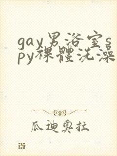 gay男浴室spy裸体洗澡封面