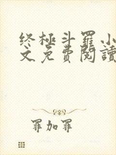 终极斗罗小说全文免费阅读笔趣阁