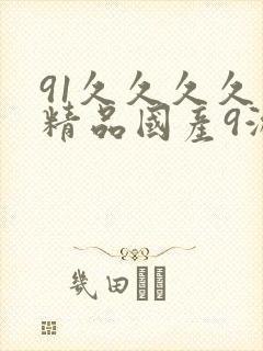 91久久久久久精品国产9游