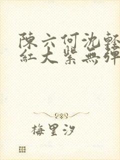 陈六何沈轻舞大红大紫无弹窗