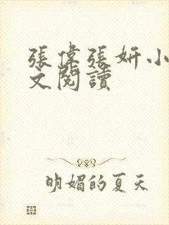 张伟张妍小说全文阅读