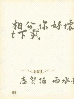 相公你好坏txt下载
