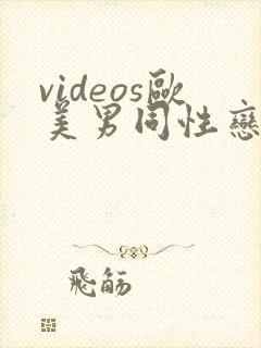 videos欧美男同性恋封面