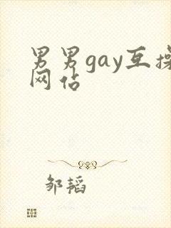 男男gay互操网站