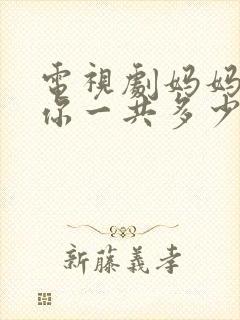 电视剧妈妈在等你一共多少集封面