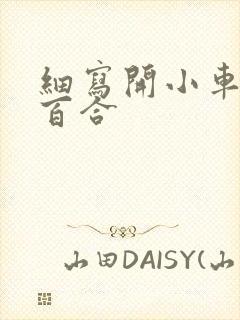 细写开小车车的百合