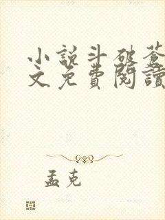 小说斗破苍穹全文免费阅读完整版