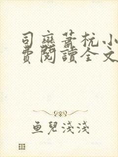 司恋萧杭小说免费阅读全文无弹窗封面