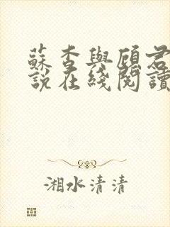 苏杳与顾君亦小说在线阅读笔趣阁封面