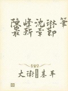 陈峰沈琳笔趣阁最新章节