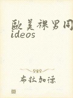 欧美裸男同志videos