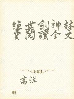 绝世剑神林辰免费阅读全文无弹窗