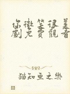 你微笑很美电视剧免费观看高清封面