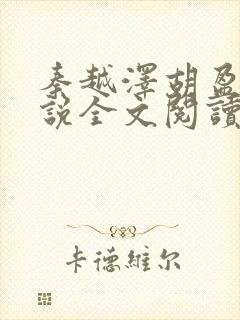 秦越泽胡盈盈小说全文阅读笔趣阁