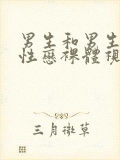 男生和男生的同性恋裸体视频