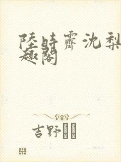 陆时霁沈梨初笔趣阁