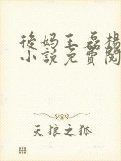 后妈王磊杨晓芬小说免费阅读